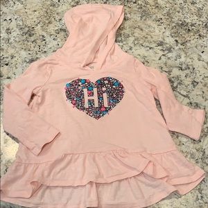 Hi-low OshKosh hooded shirt